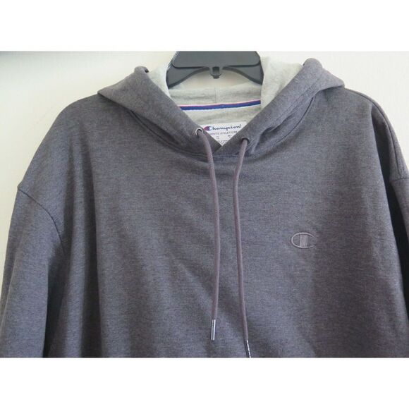 Champion Men's Size XL Gray Athleticwear Hooded Sweatshirt - Picture 3 of 8